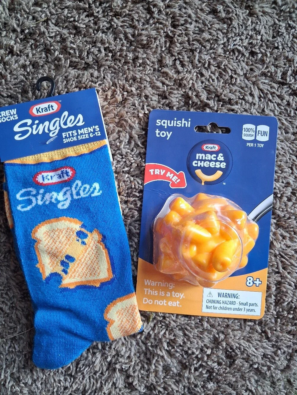 Kraft Mac And Cheese Squishy With Socks